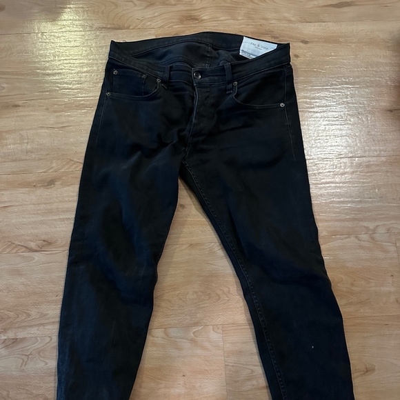 Rag & Bone Fit 1 Extra Slim Black Men’s Jeans Size 32 - Picture 1 of 4